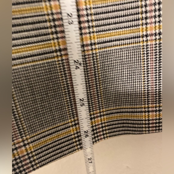 1. State Ruched-Sleeve Plaid Blazer - Picture 6 of 9